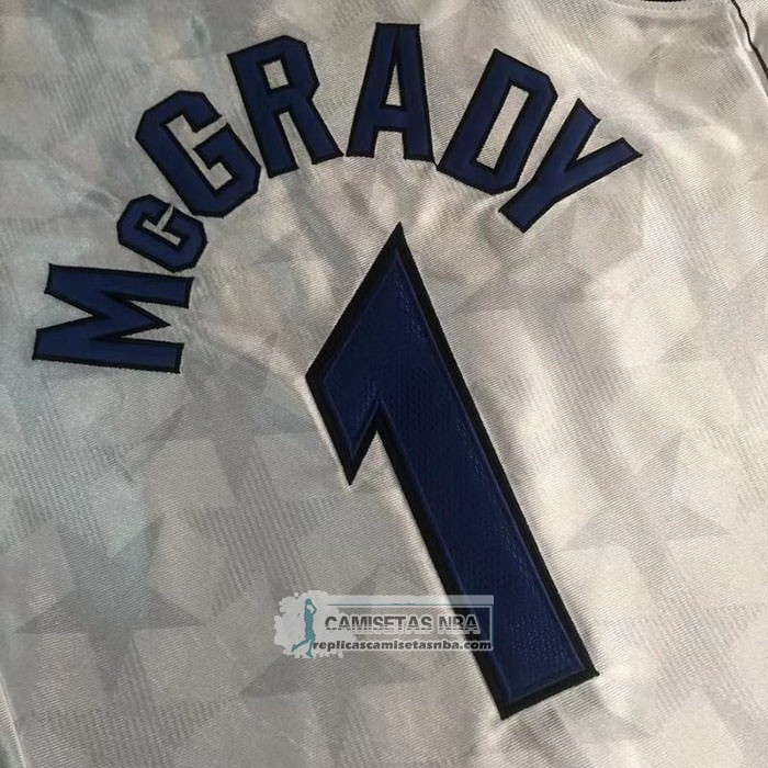 Camiseta Orlando Magic Tracy McGrady NO 1 Mitchell & Ness 2000-01 Blanco
